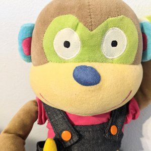 Plush Stuffed Doll Alex Little Hands Monkey Learn